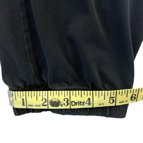 Adidas Baggy Jogger Sweatpants Black Spell Out Trefoil Logo Pockets 2XL XXL - Picture 9 of 14